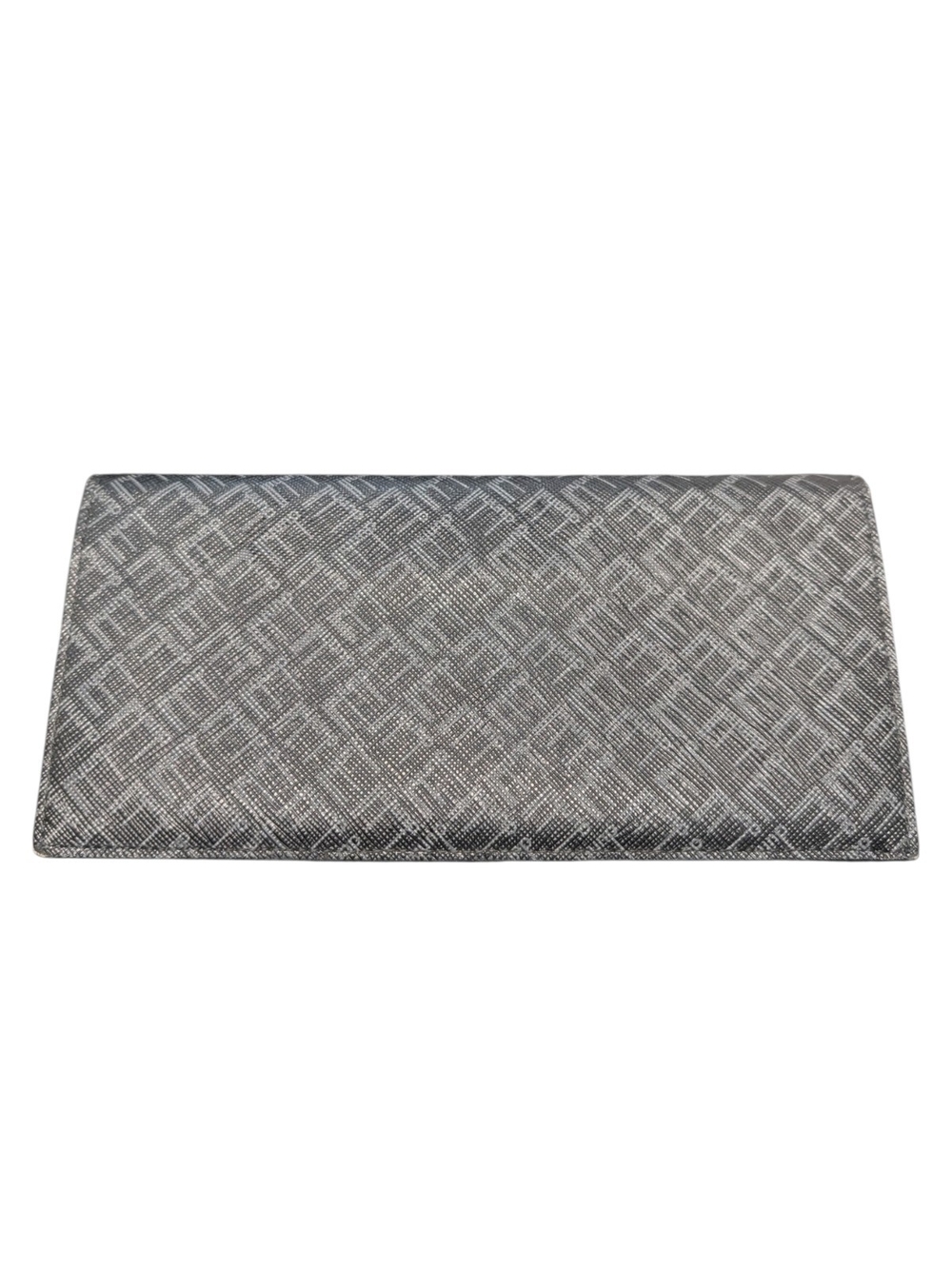Dunhill Gray Saffiano Leather Logomania Bifold Long Wallet - Picture 2 of 8